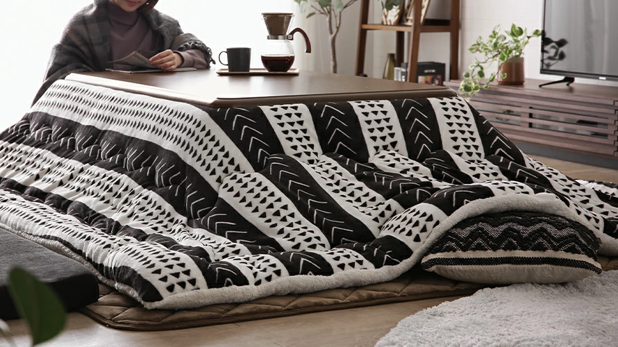 Black and White Pattern Kotatsu